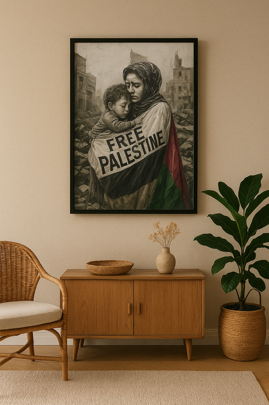 Free Palestine Wall Art Frame