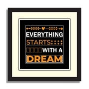 9-Piece Motivational Wall Frame Set – Hustle & Success Quotes