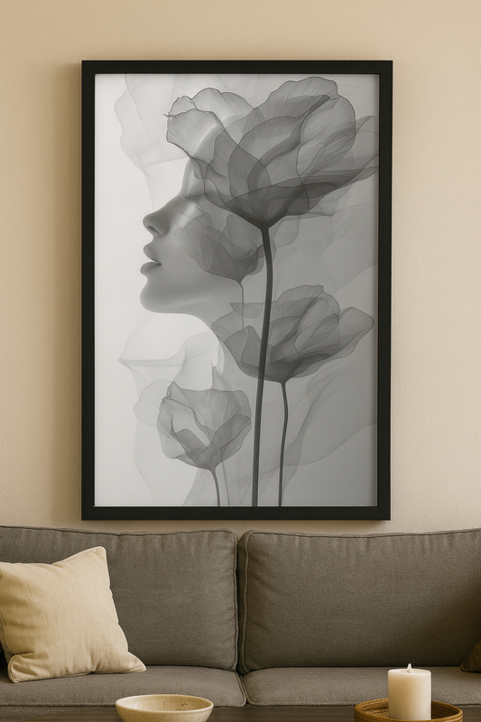"Ethereal Bloom – The Beauty of Silence"