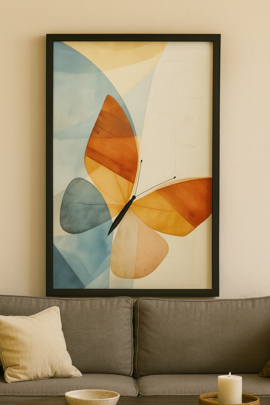 "Wings of Freedom – Watercolor Butterfly"