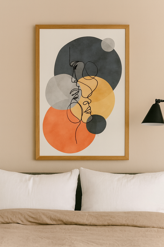 "Modern Abstract Line Art | Minimalist Wall Decor"