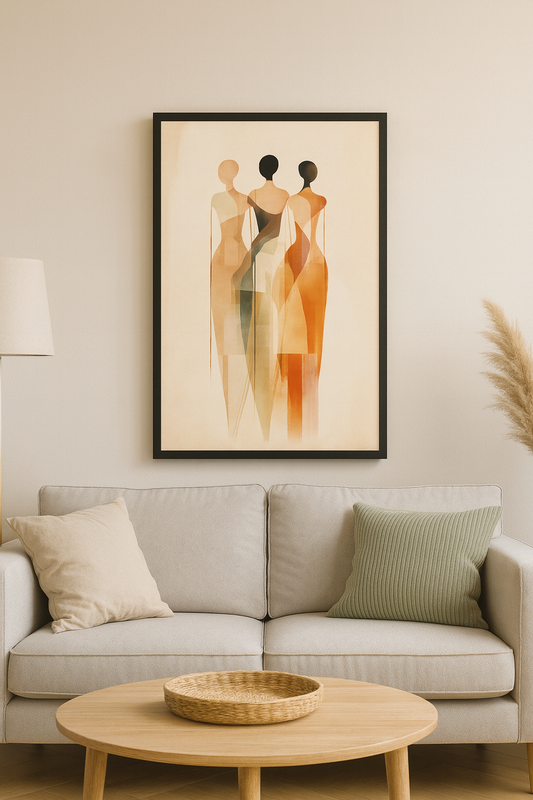 "Shades of Unity – Abstract Elegance"