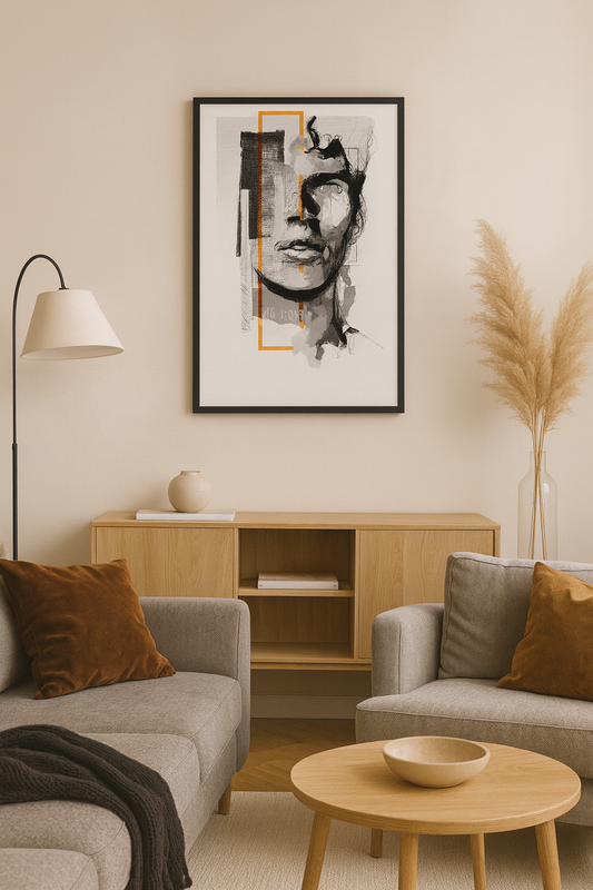"Fragments of Identity – Abstract Collage Art"