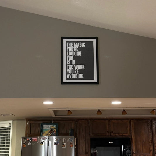 Remember Why You Started | Motivational Wall Art