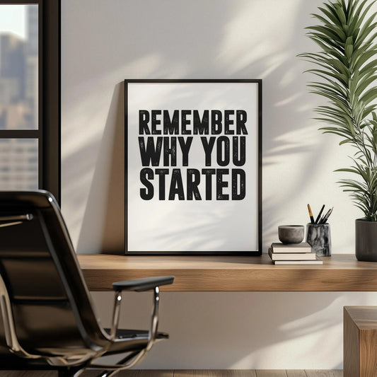 Learn to Rest, Not Quit | Motivational Wall Art
