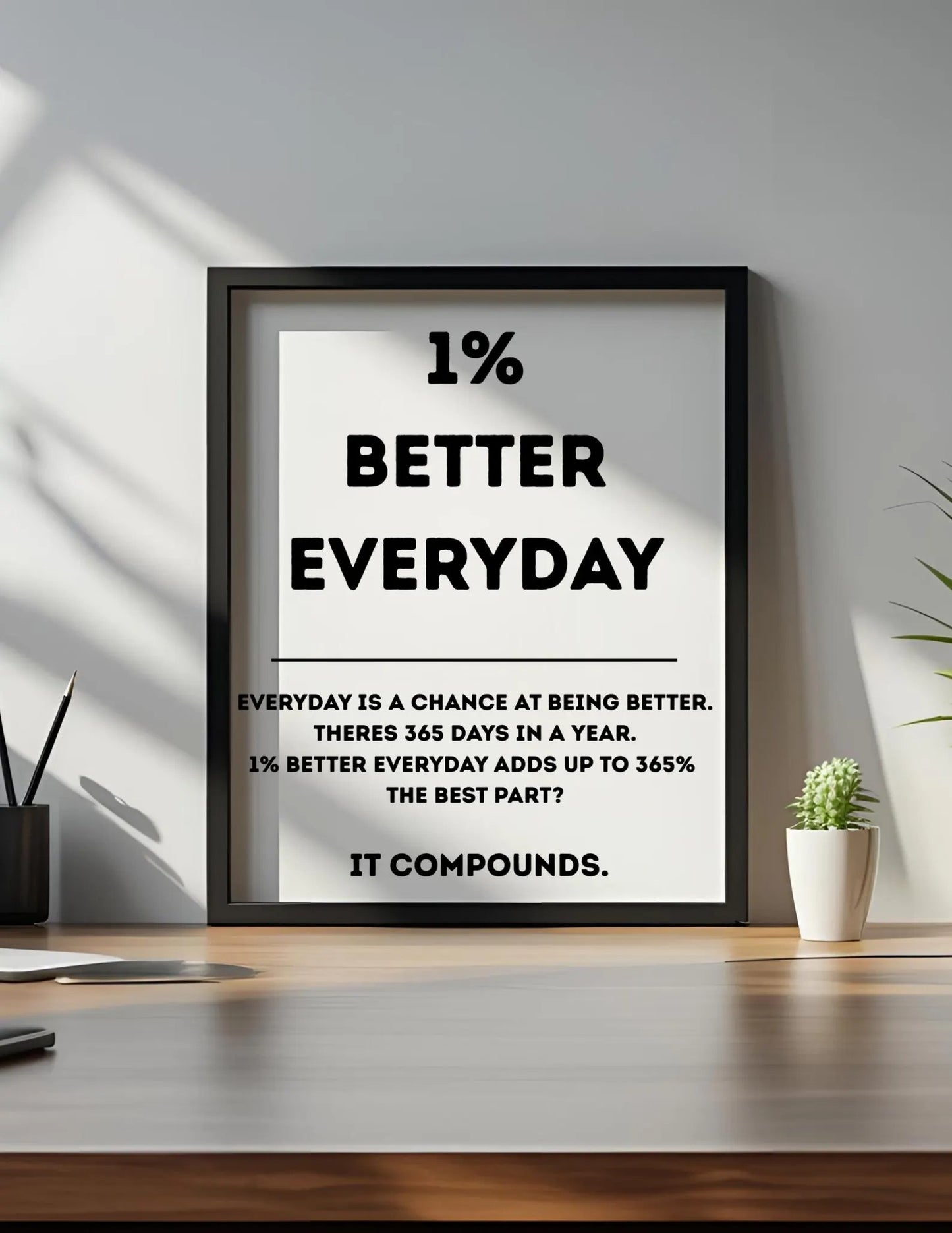 Motivational Wall Art Quote | Inspirational Home & Office Décor | Digital PNG Print