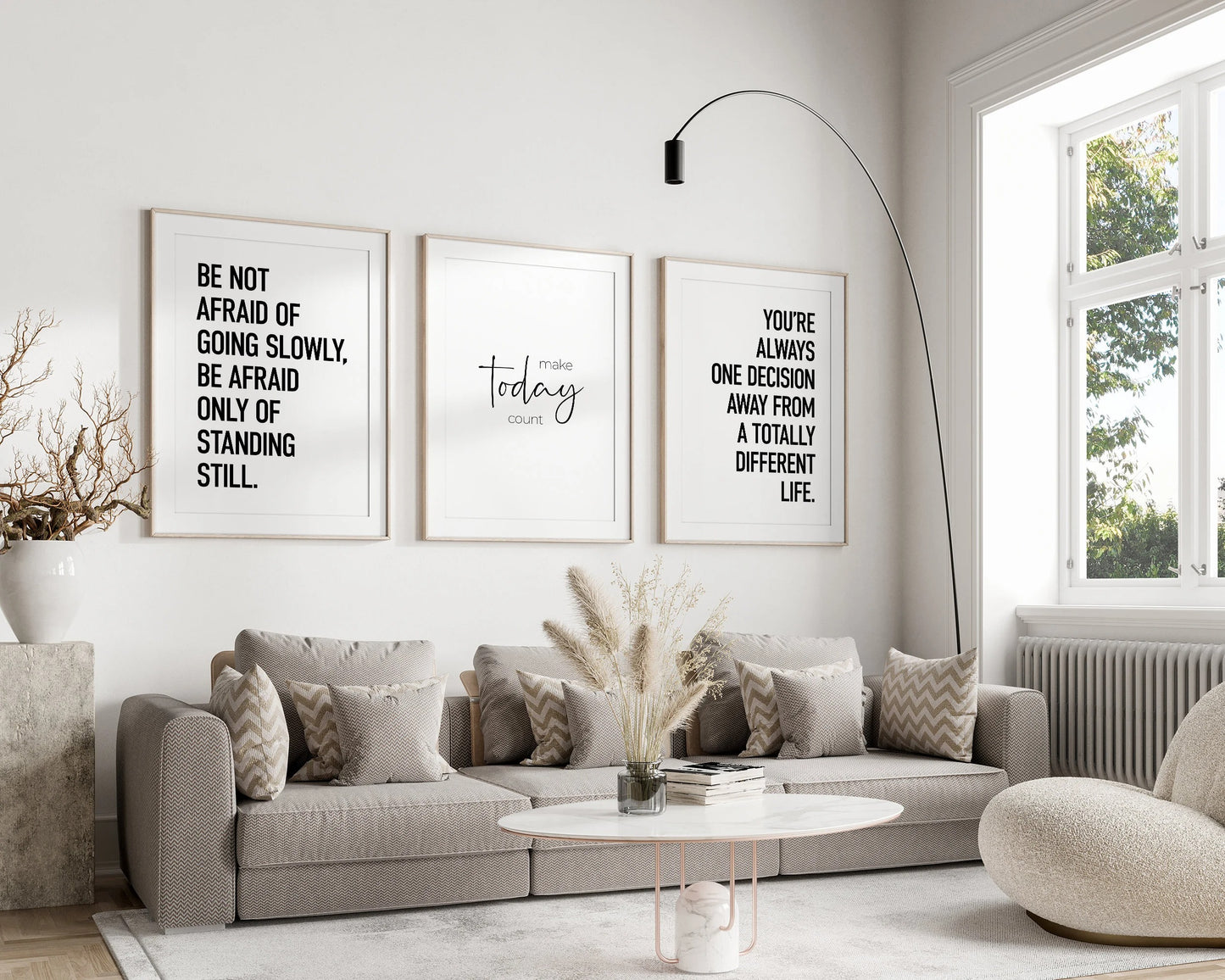 Set of 6 Motivational Posters | Printable Wall Art | Office & Home Décor