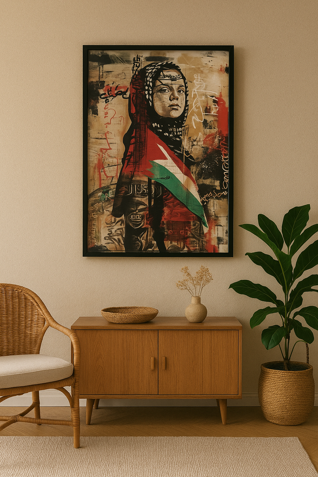 Stand with Palestine 🕊️ – Support Through Art, Strength Through Frames.