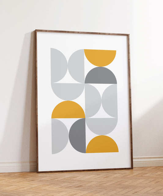 3-Piece Set | Modern Geometric Abstract Wall Art