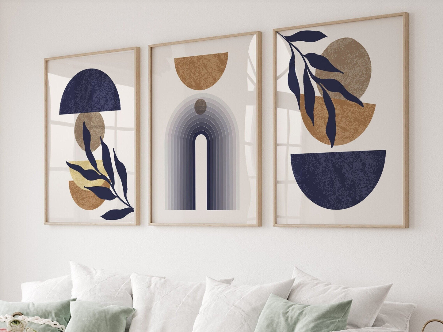 Upgrade your walls with our Minimalist 3-Piece Abstract Frame Set