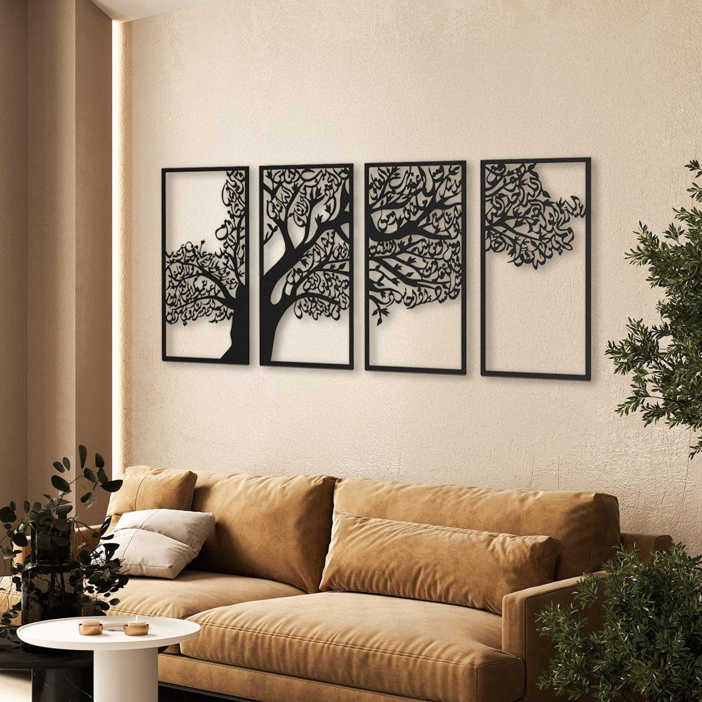 Set of 3 Islamic Wall Art | Quran Ayah Prints | Modern Home Décor | D56