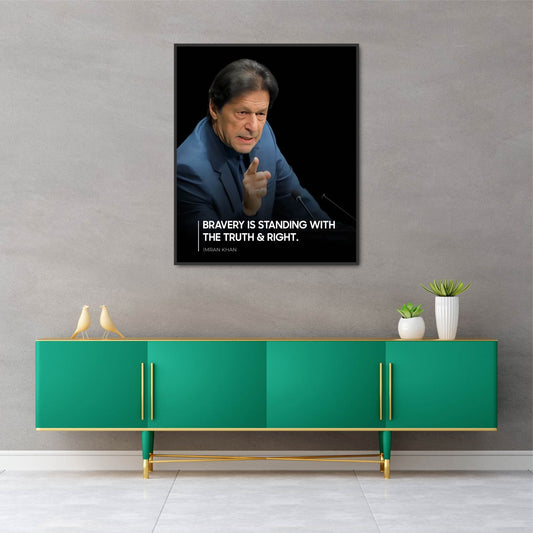 Imran Khan - Premium Wall Art